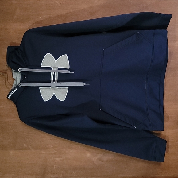 Under Armour Other - Under Armour - Blue & Grey - Men's - Hooded Sweatshirt - S